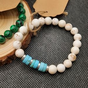 Mala bracelets 8mm beads semi precious beads